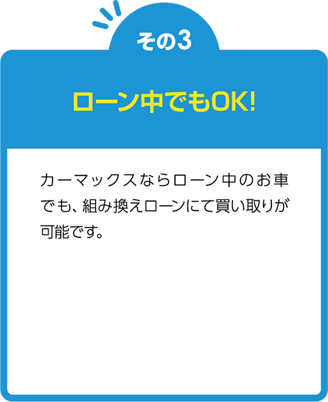 その3　ローン中でもOK！